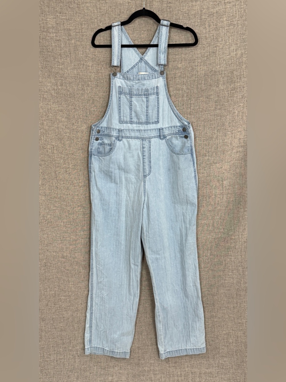 Universal Thread Light Wash Denim Overalls